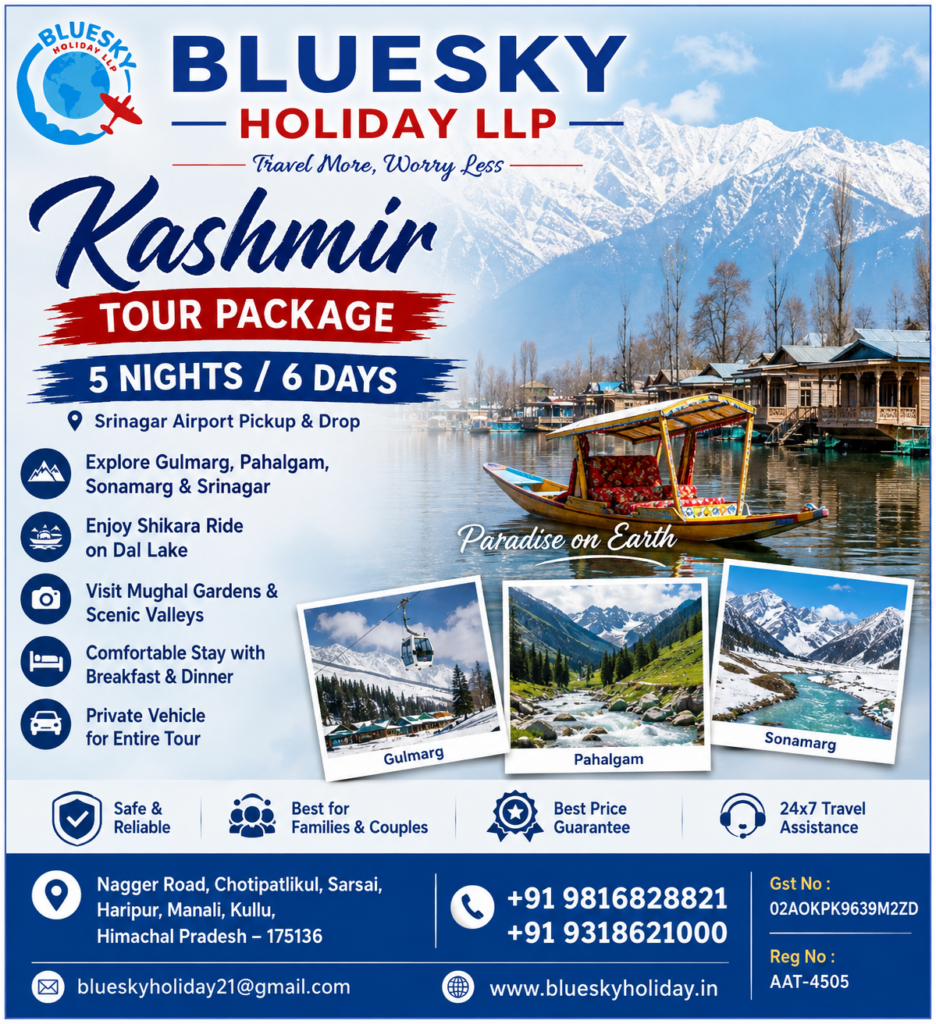 Kashmir Tour Package